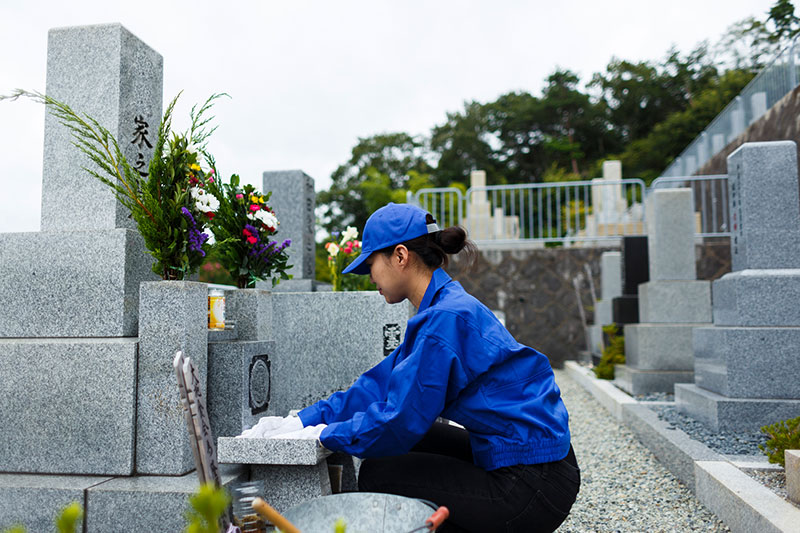 墓石クリーニング